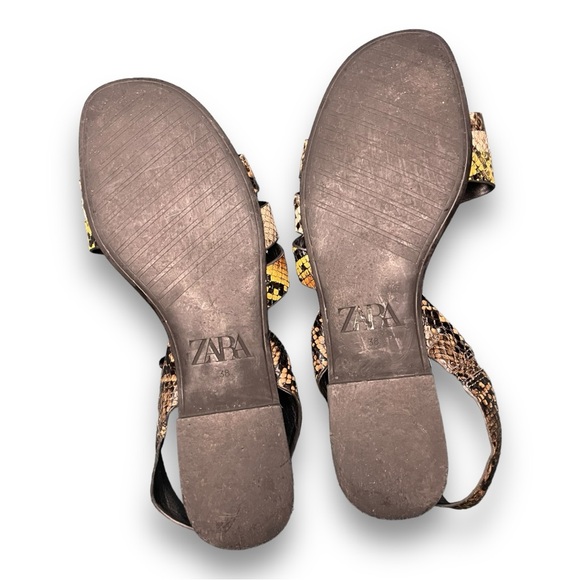 Zara multicolor, snakeskin sandal - Picture 4 of 4